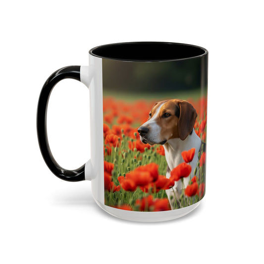 Foxhound Accent Coffee Mug - Perfect Gift for Dog Lovers