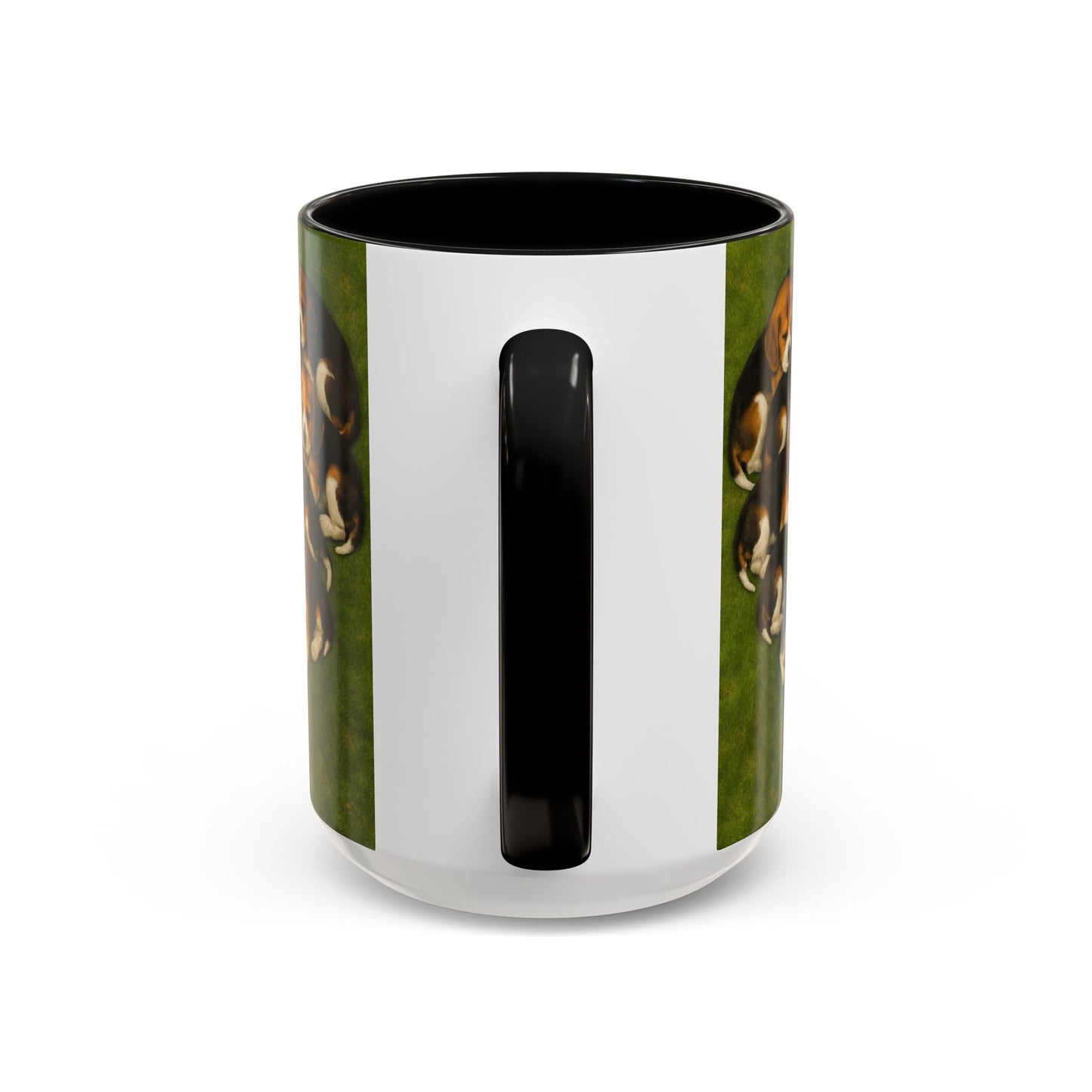 Beagle puppies Accent Coffee Mug - Perfect Gift for Dog Lovers