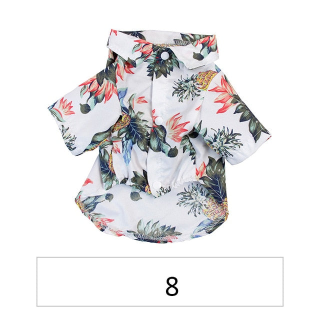 Camisas hawaianas para mascotas