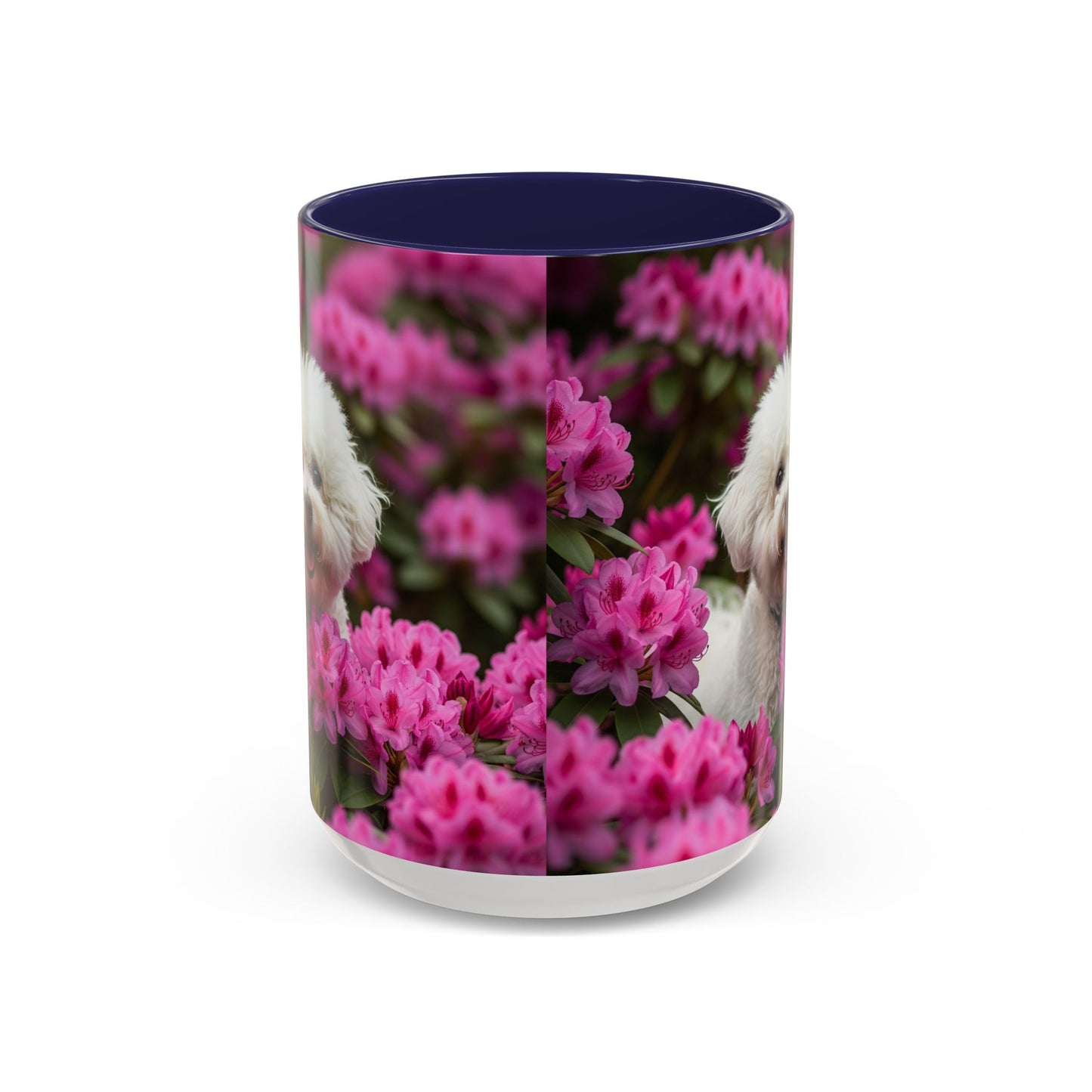 ! Bichon Frise Accent Mug – Ceramic Coffee Cup