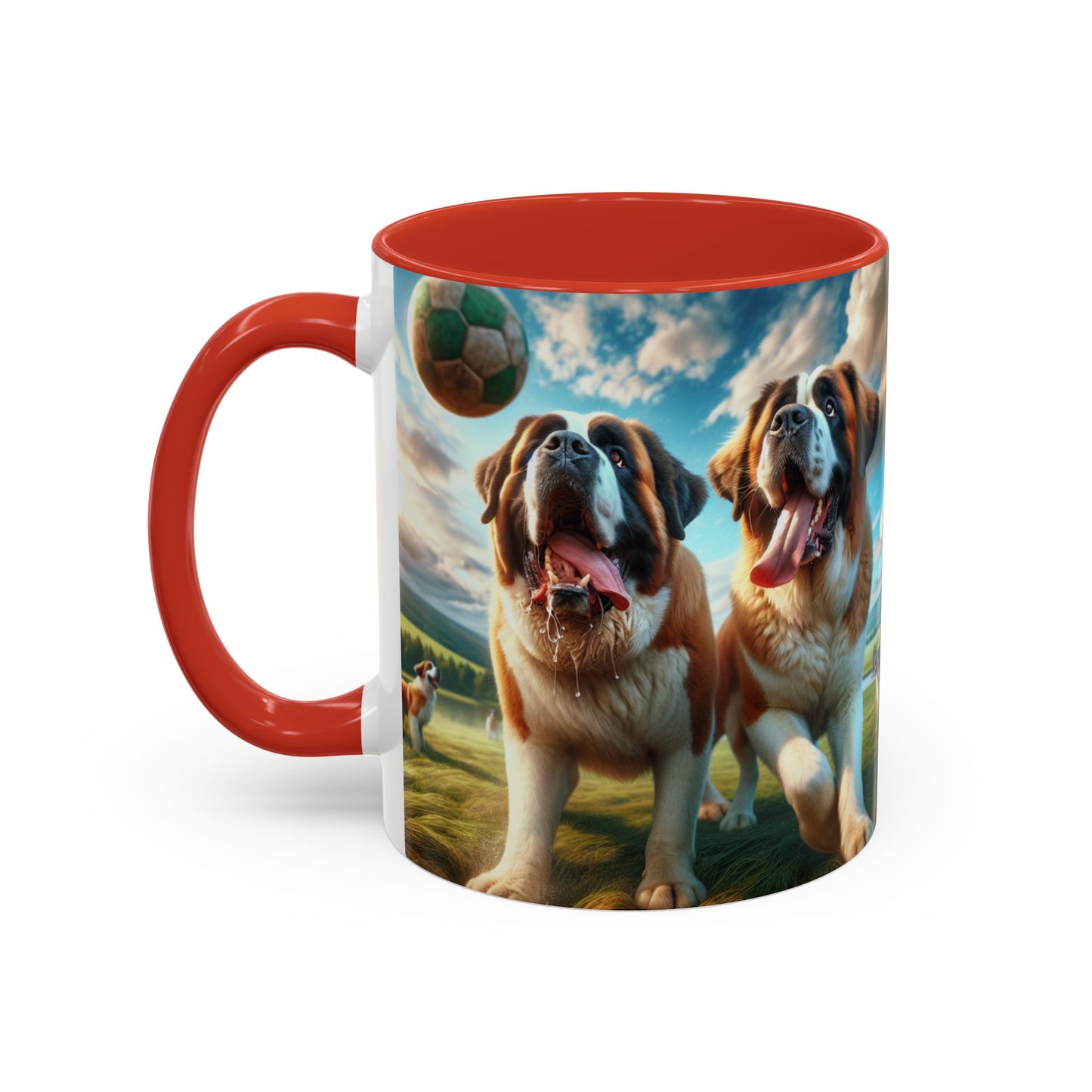 Saint Bernard Accent Coffee Mug - Perfect Gift for Dog Lovers