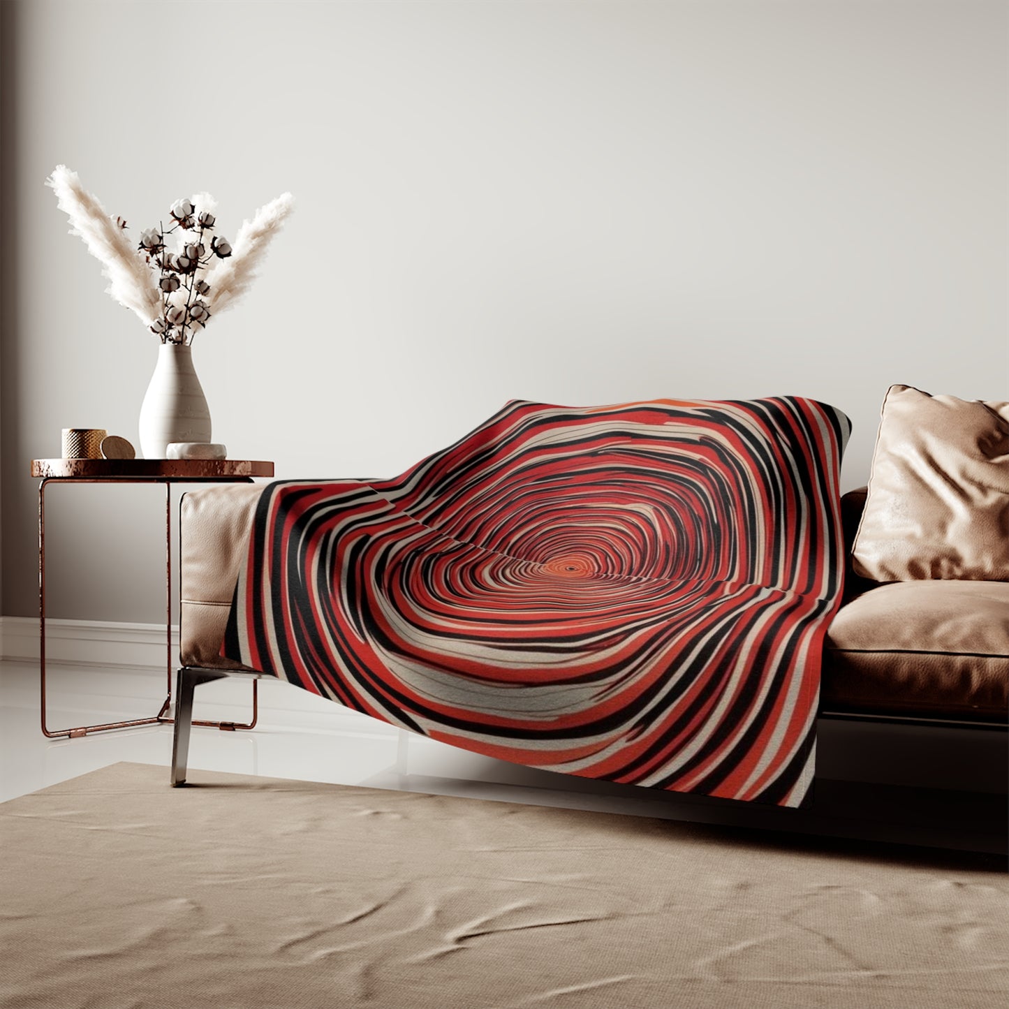 Sweat-shirt/couverture à illusion d'optique