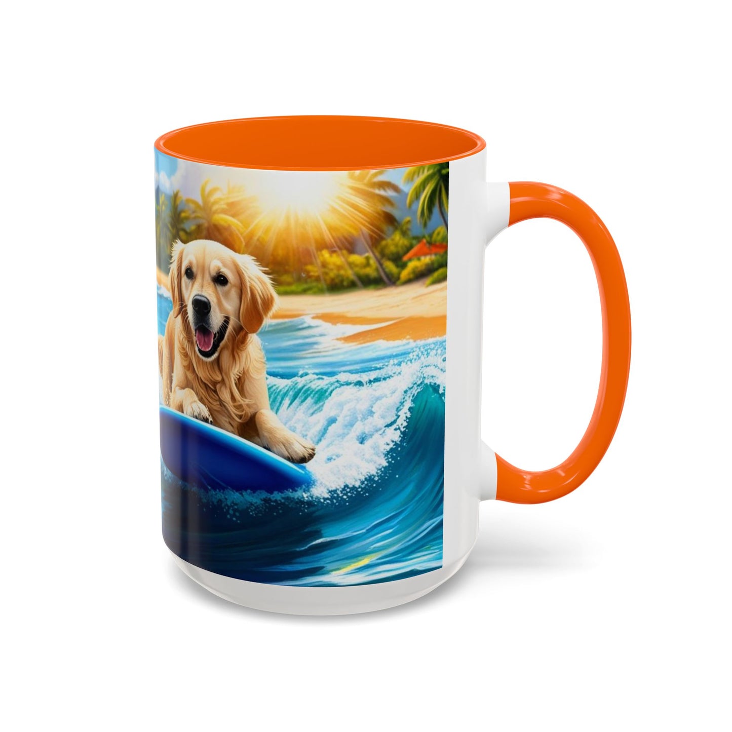 Taza de café con detalles de Surf Dogs: el regalo perfecto para los amantes de los perros