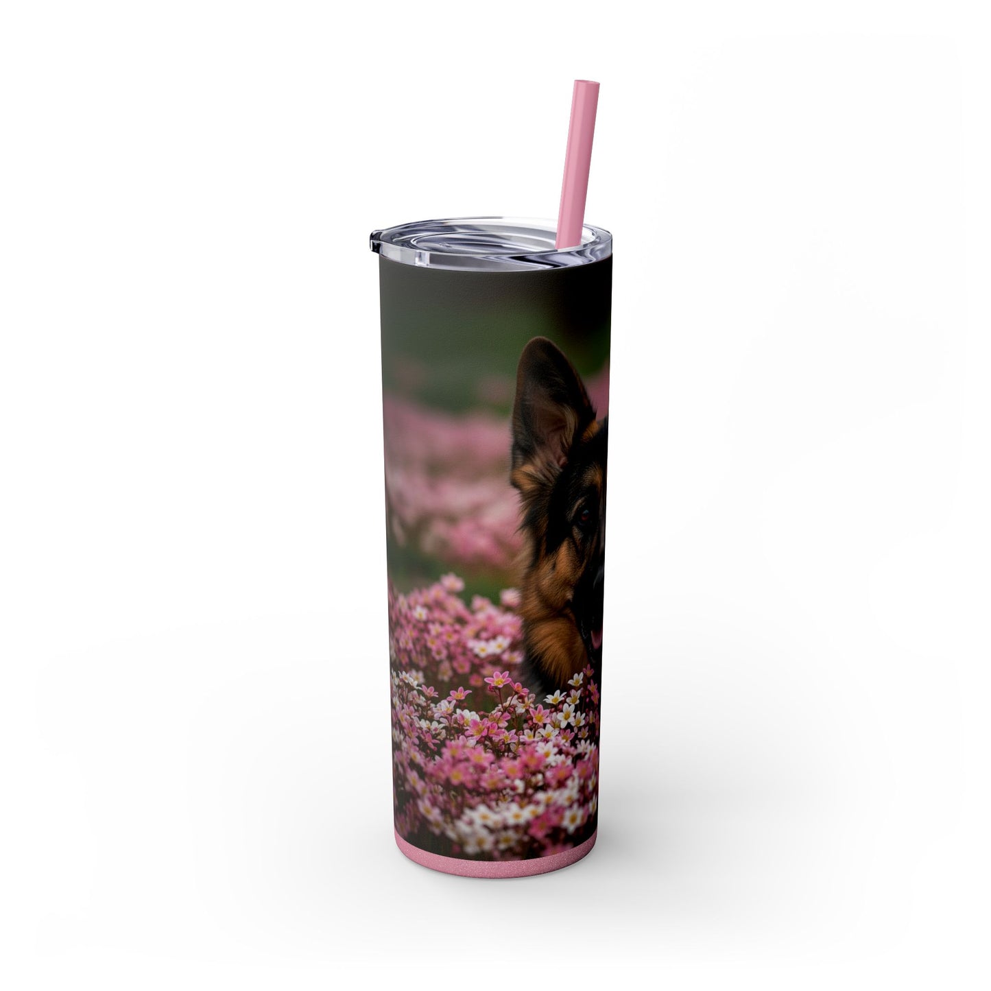 German Shepherd Tumbler with Straw, 20oz