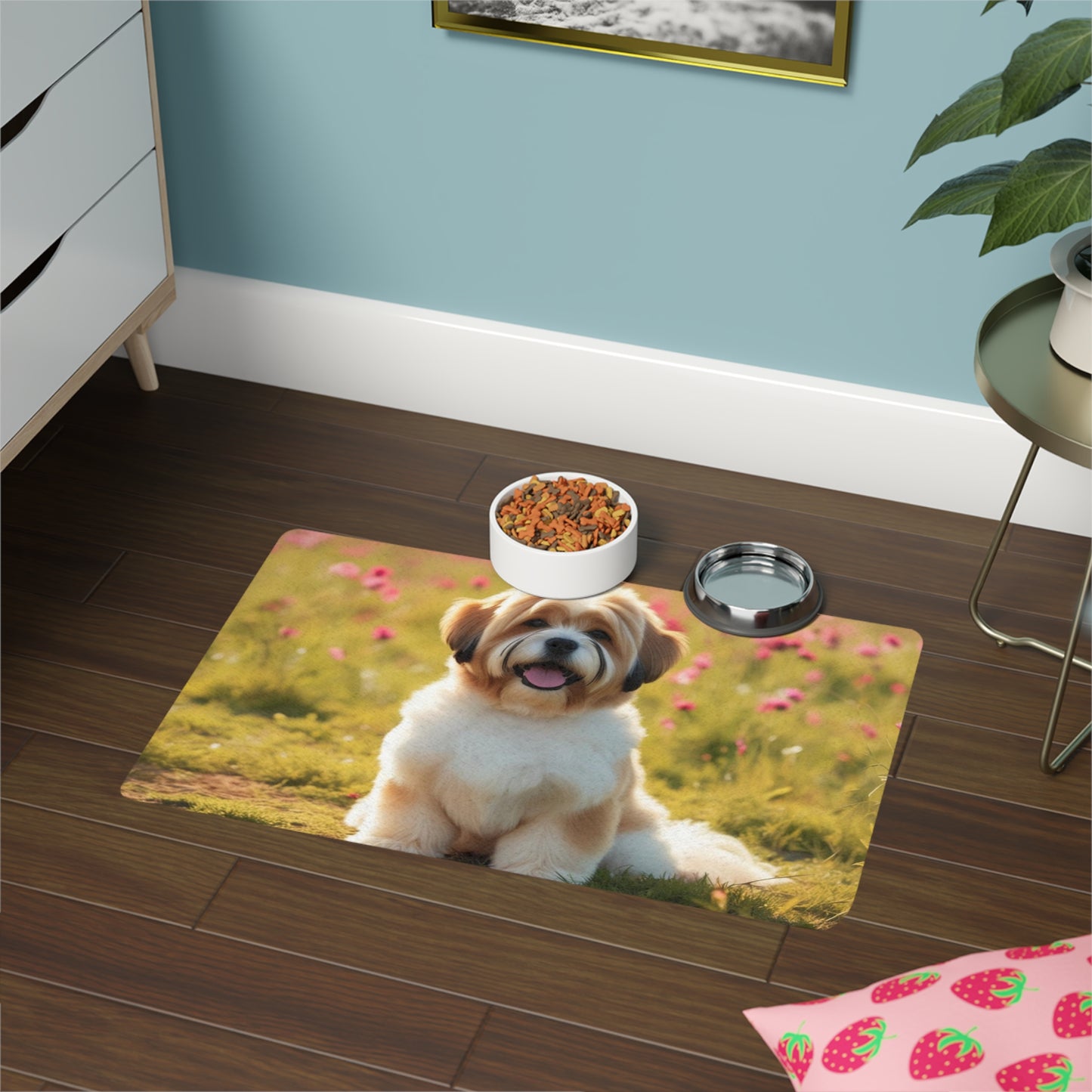 Pet Food Mat (12x18) - Lhasa Apso