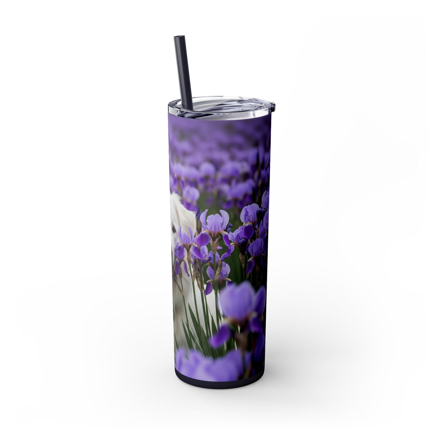 Skinny Tumbler with Straw – 20 oz Stainless Steel Cup
