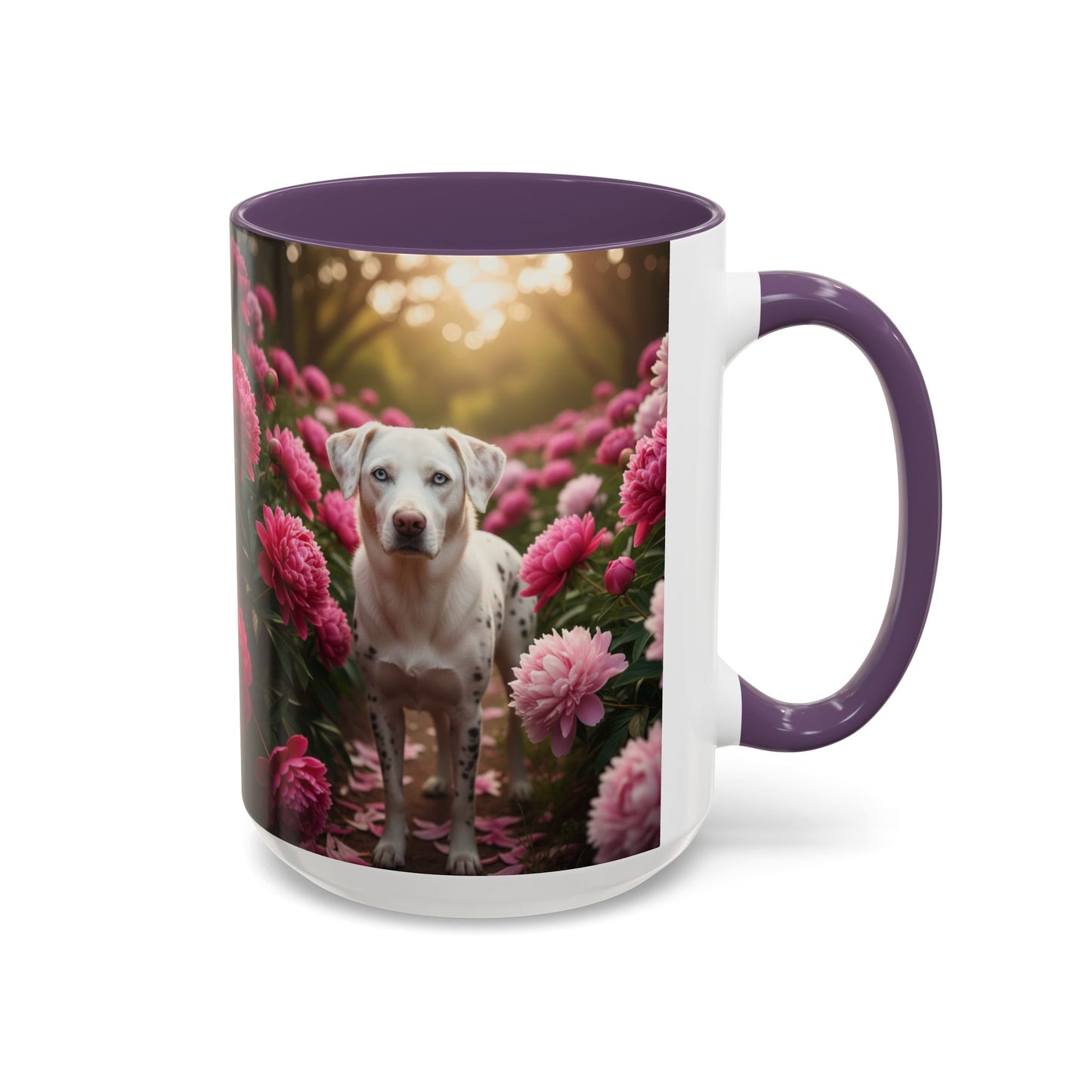 Catahoula Leopard Dog Accent Mug – Ceramic Coffee Cup