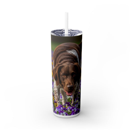 Large Munsterlander Tumbler with Straw, 20oz