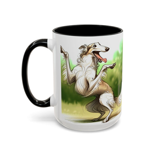 Borzoi Accent Coffee Mug - Perfect Gift for Dog Lovers
