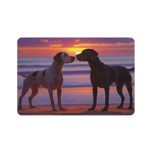 Pet Food Mat (12x18) - German Shorthaired Pointer Love