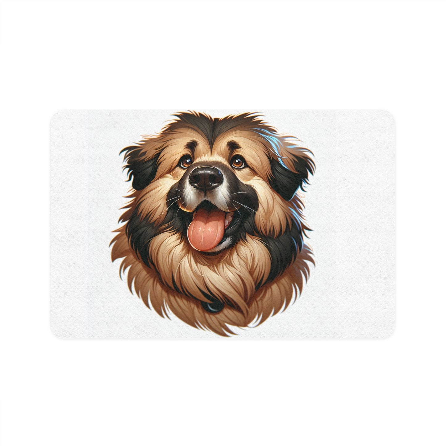 Pet Food Mat (12x18) - Caucasian Shepherd Dog