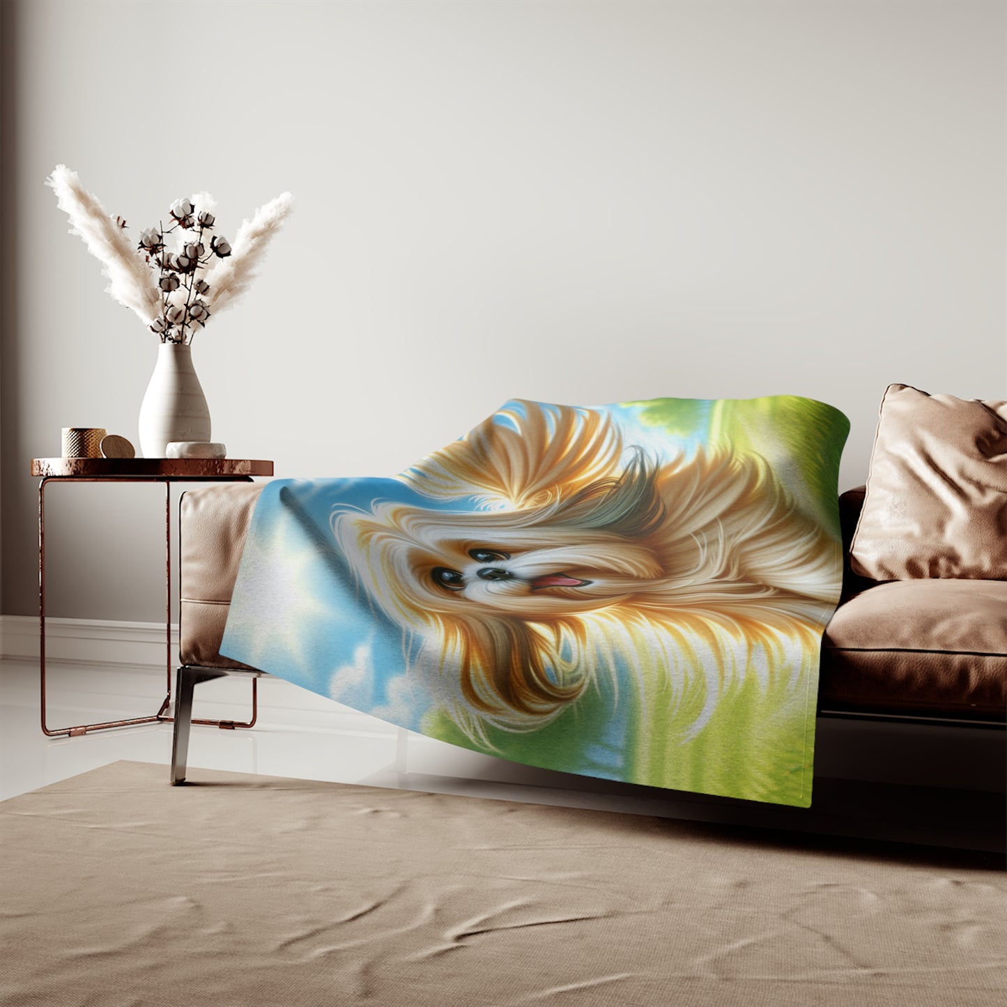 Lhasa Apso Sweatshirt Blanket