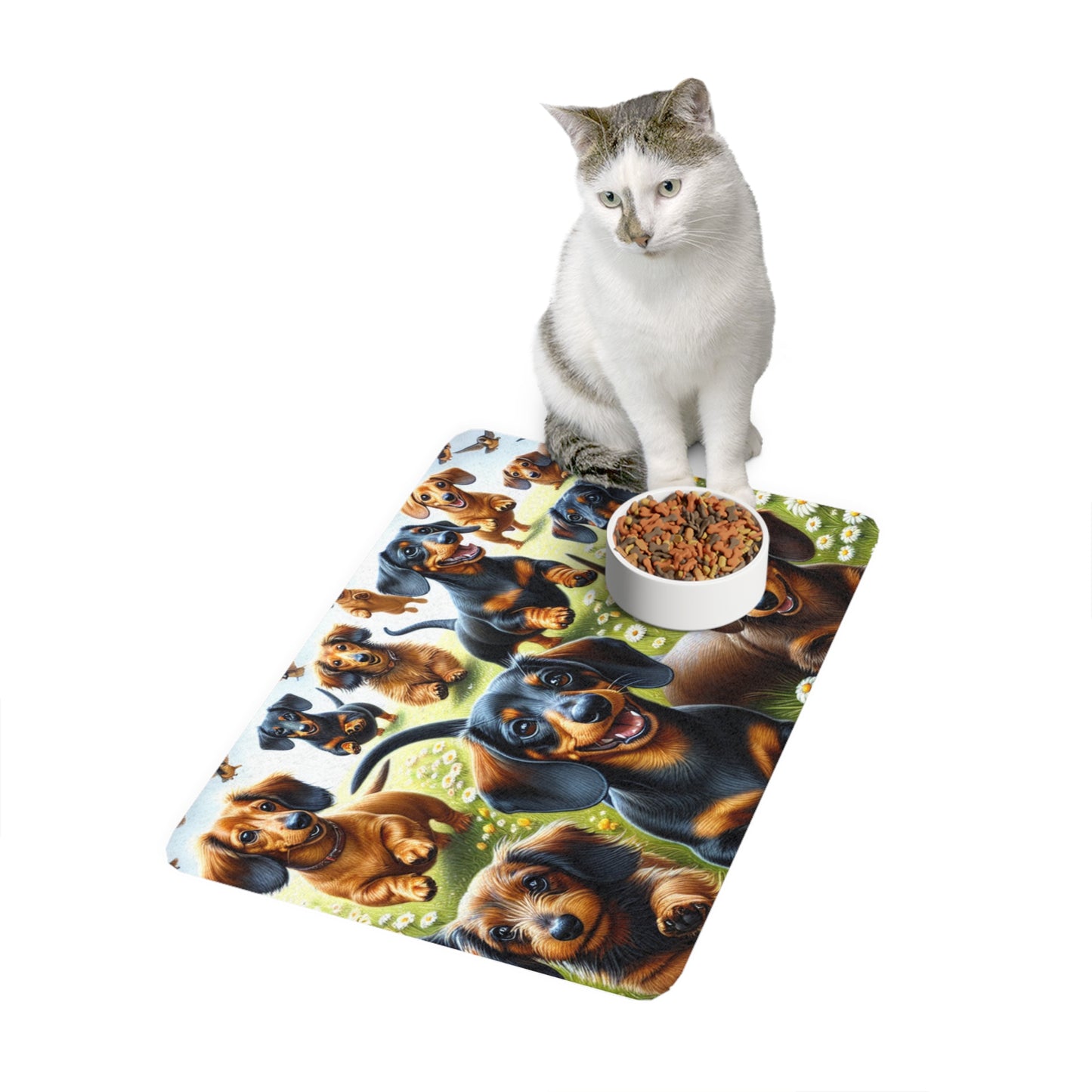 Pet Food Mat (12x18) - Dachshund