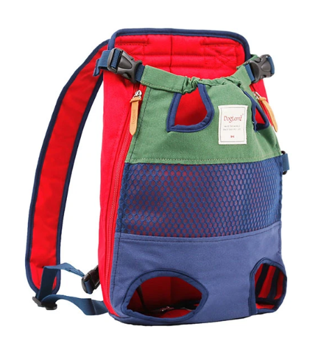 Mochila frontal para transportar perros y gatos