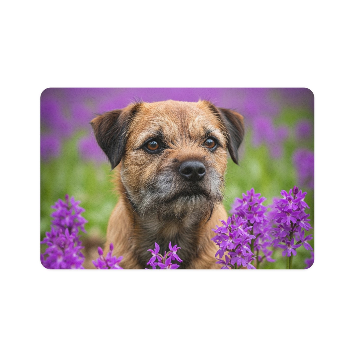 Pet Food Mat (12x18) - Border Terrier