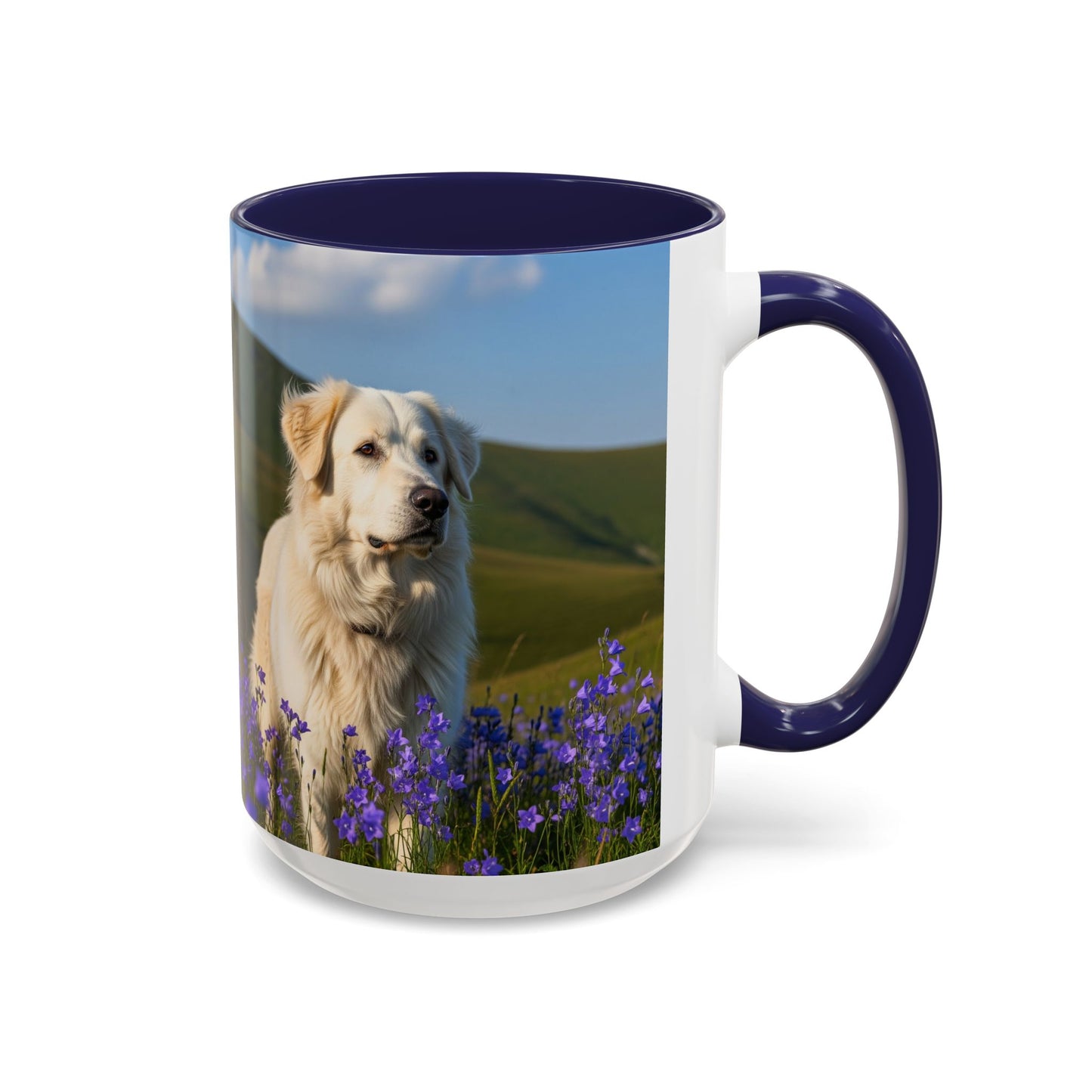 Mug à café avec motif Berger des Carpates roumain - Cadeau idéal pour les amoureux des chiens