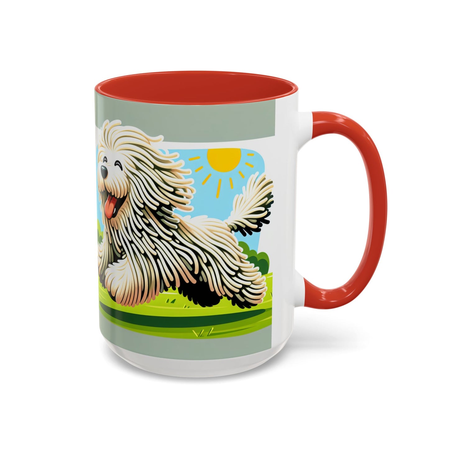 Mug Komondor Accent - Le cadeau idéal pour les amoureux des chiens
