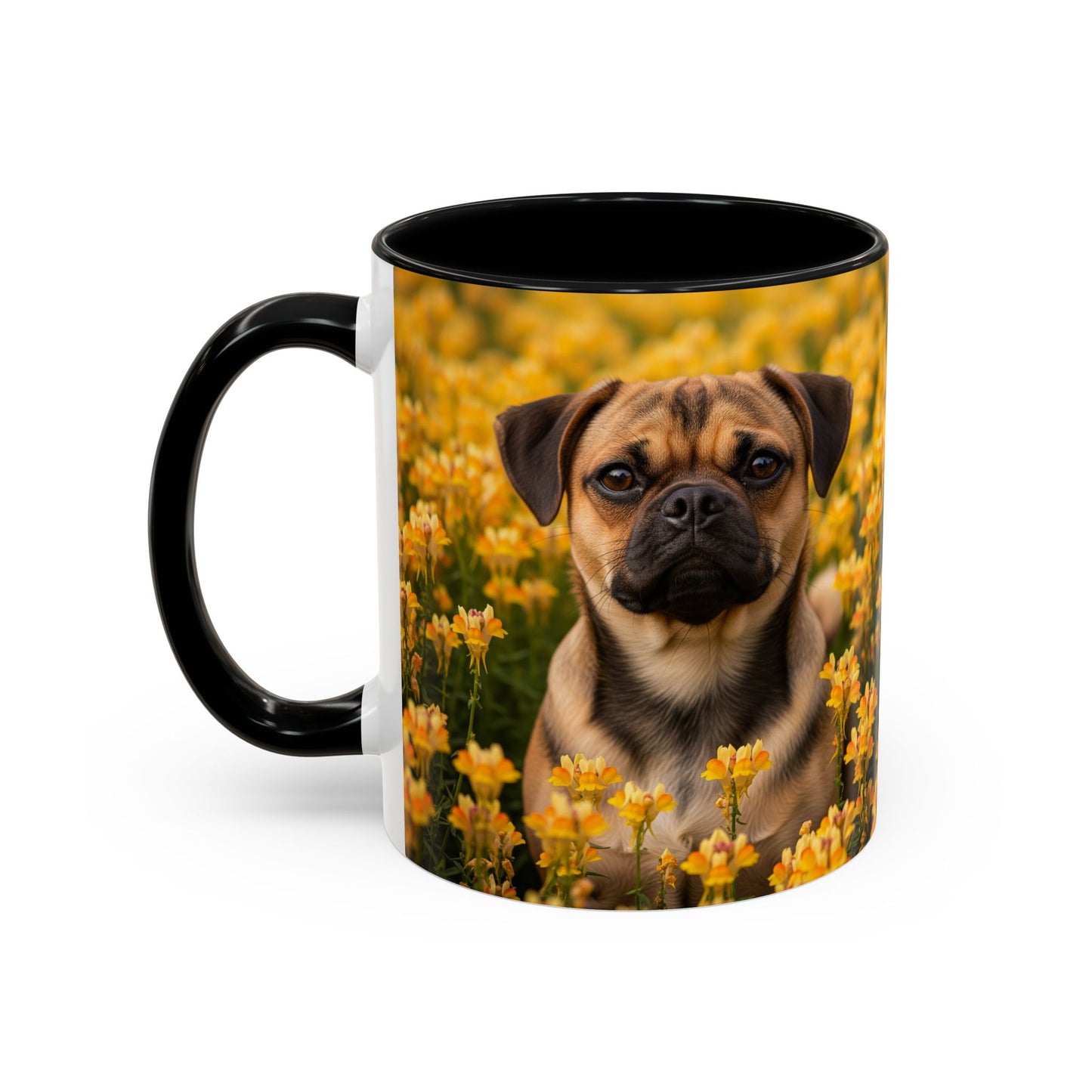 Taza de café con detalles de Puggle: el regalo perfecto para los amantes de los perros