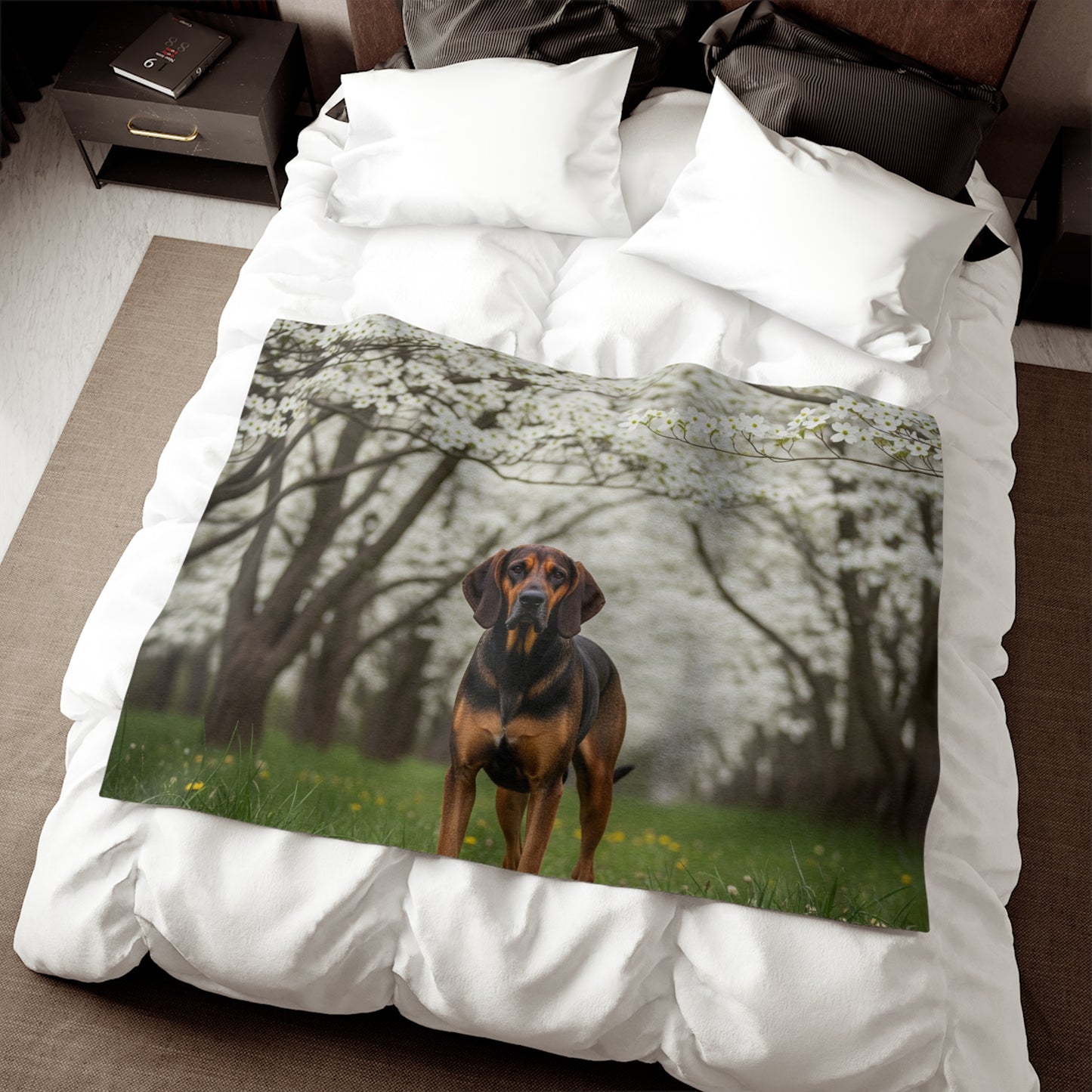 Plott Hound Sweatshirt Blanket