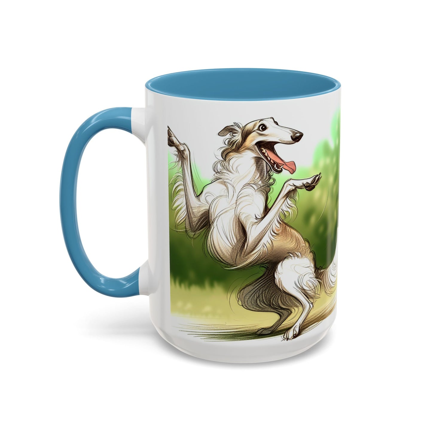 Borzoi Accent Coffee Mug - Perfect Gift for Dog Lovers