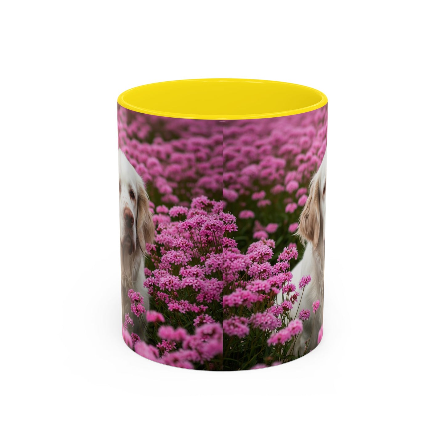 Clumber Spaniel Accent Coffee Mug - Perfect Gift for Dog Lovers