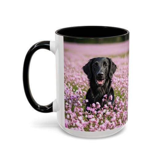 Flat Coated Retriever Accent Coffee Mug - Perfect Gift for Dog Lovers