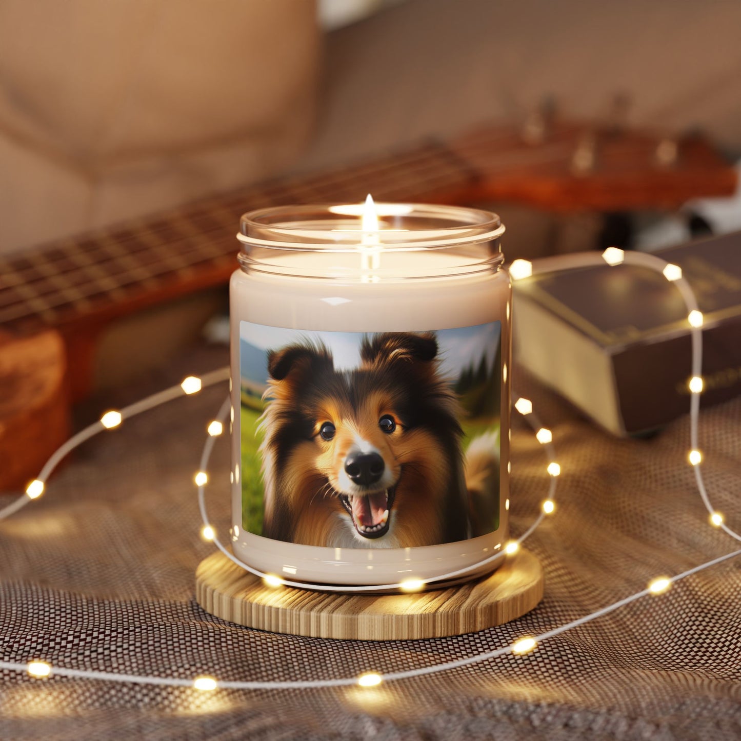 Shetland Sheepdog- Scented Soy Candle, 9oz