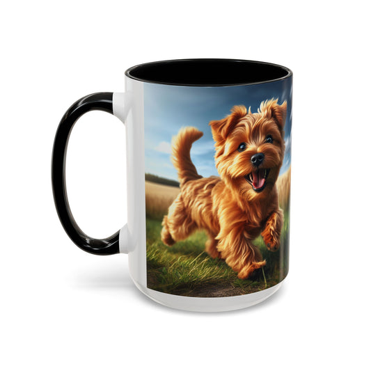 Norfolk Terrier Accent Coffee Mug - Perfect Gift for Dog Lovers
