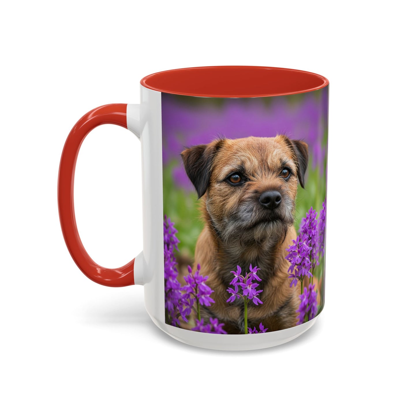 Border Terrier Accent Coffee Mug - Perfect Gift for Dog Lovers