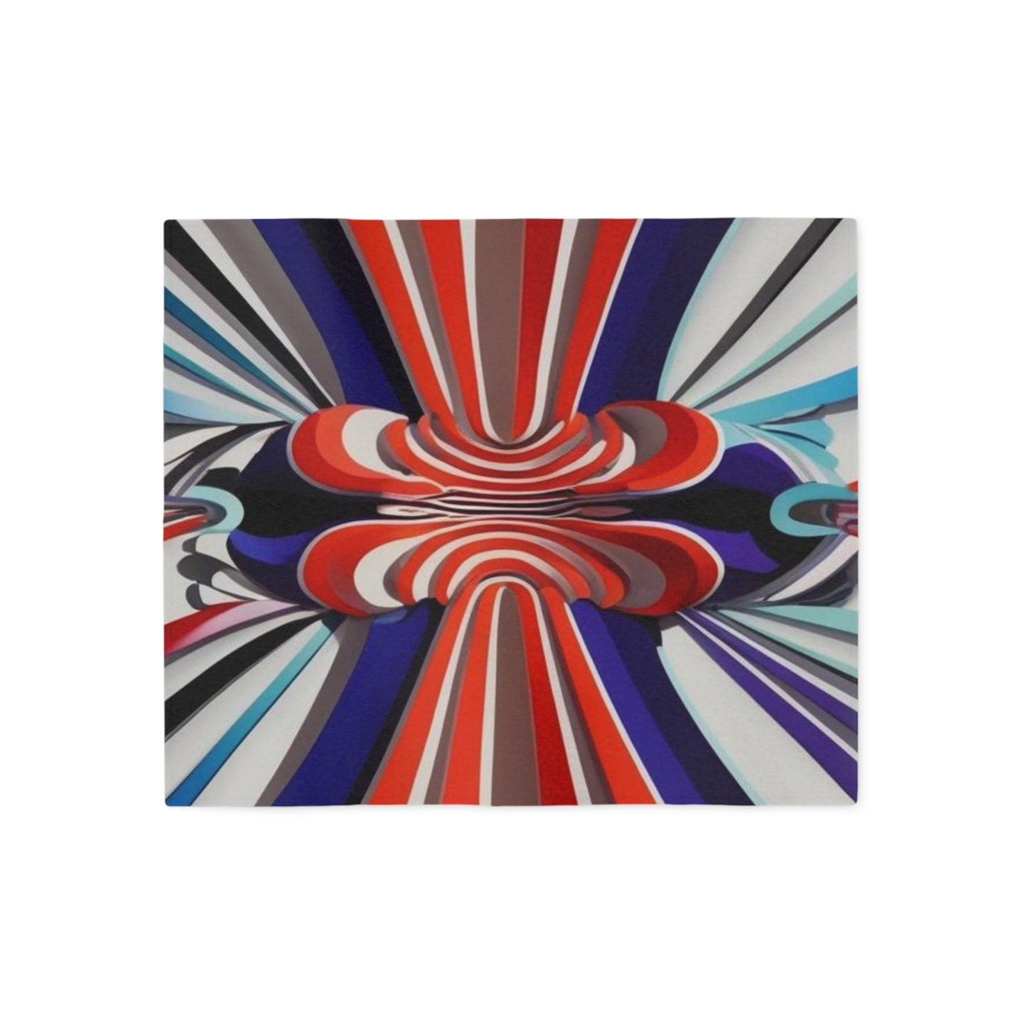 Sweat-shirt/couverture à illusion d'optique