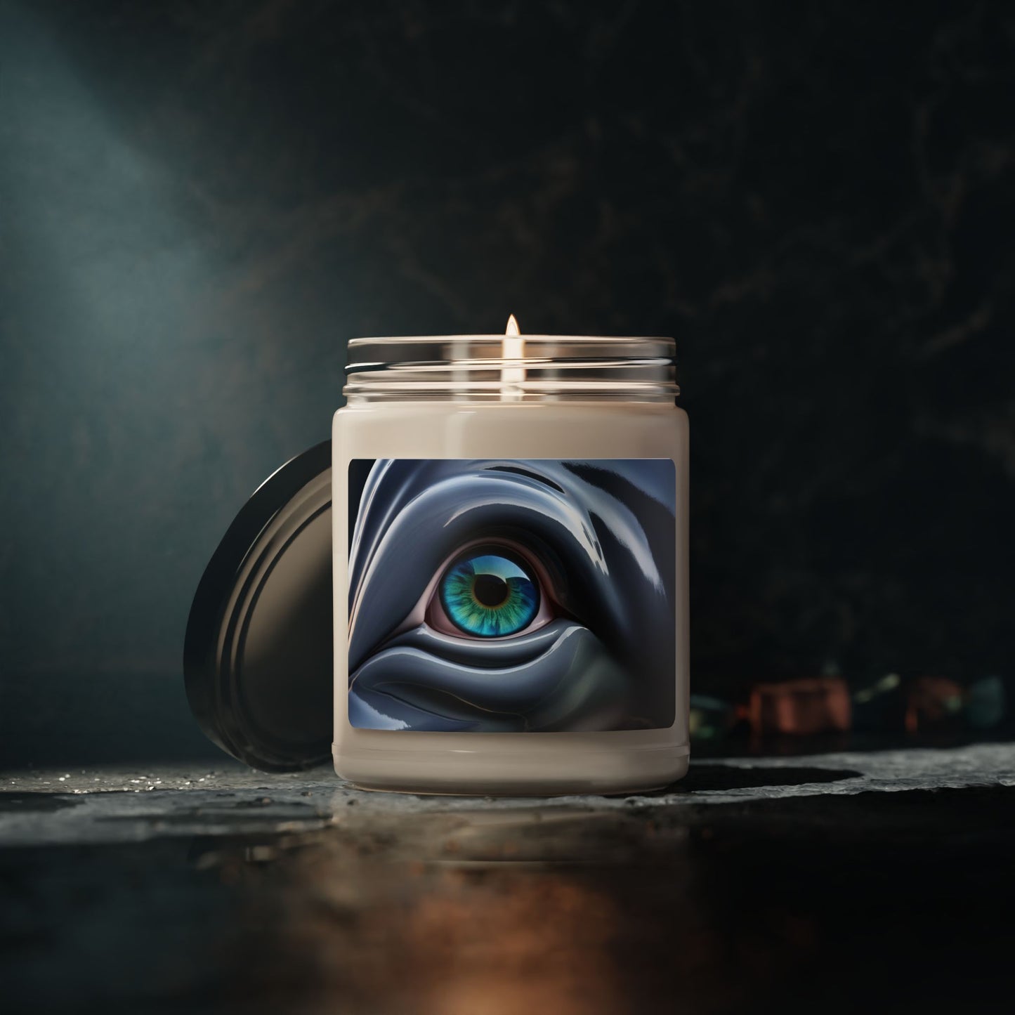 Close Up of a Dolphin's Eye- Scented Soy Candle, 9oz