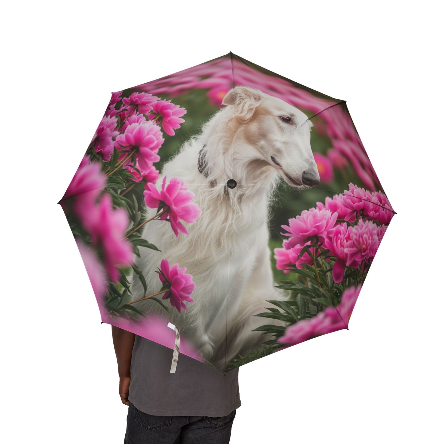 Borzoi Semi-Automatic Foldable Umbrella