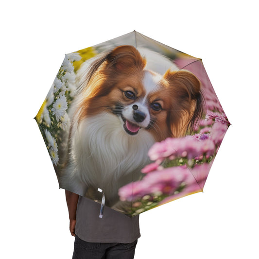 Papillon Semi-Automatic Foldable Umbrella