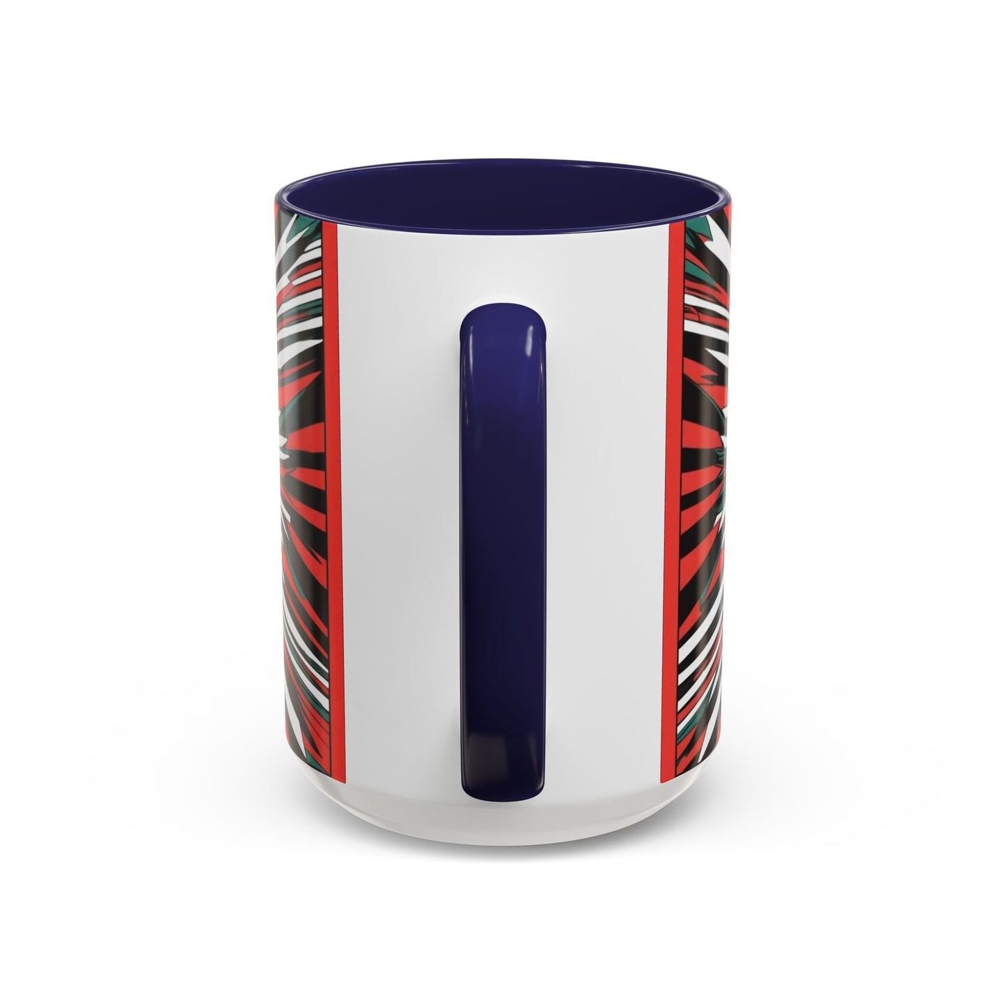 Optical Illusion Accent Mug – Ceramic Coffee Cup