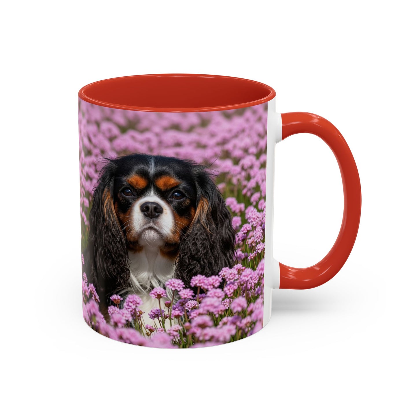 Taza de café con detalles de King Charles Spaniel: el regalo perfecto para los amantes de los perros.