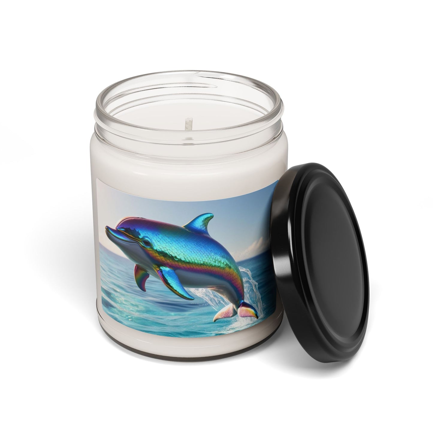 Rainbow Dolphin- Scented Soy Candle, 9oz