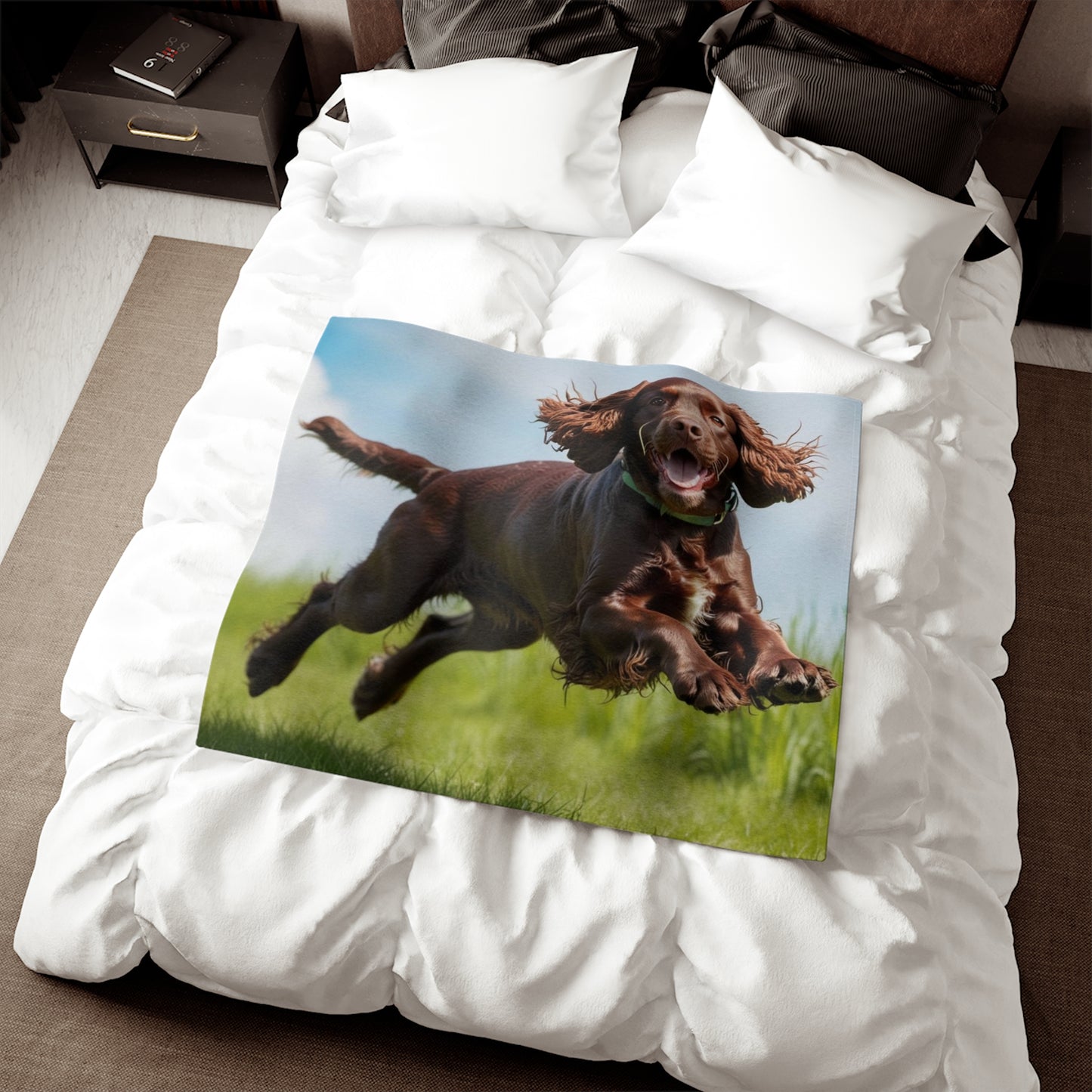 Couverture en sweat-shirt Irish Water Spaniel