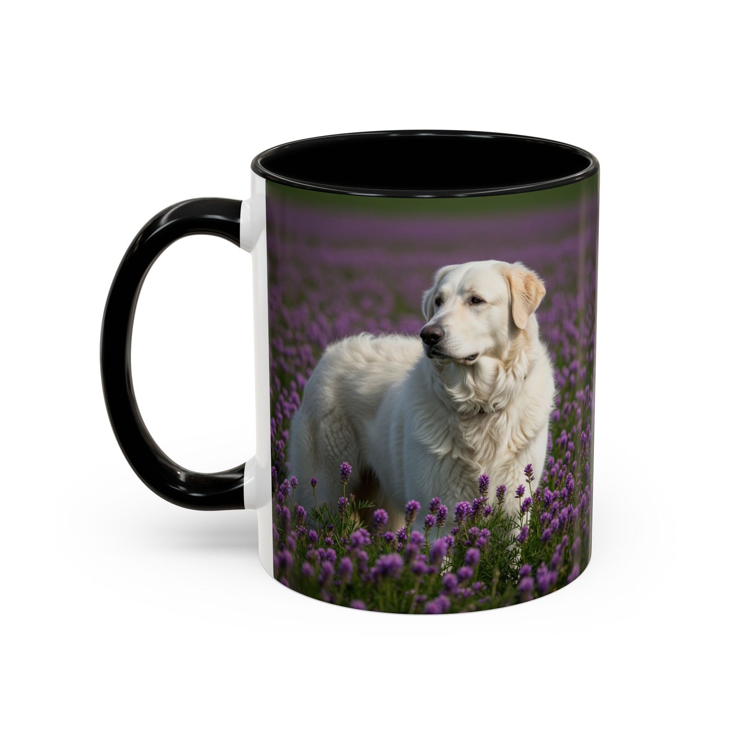 Taza de café con acento Kuvasz: regalo perfecto para los amantes de los perros