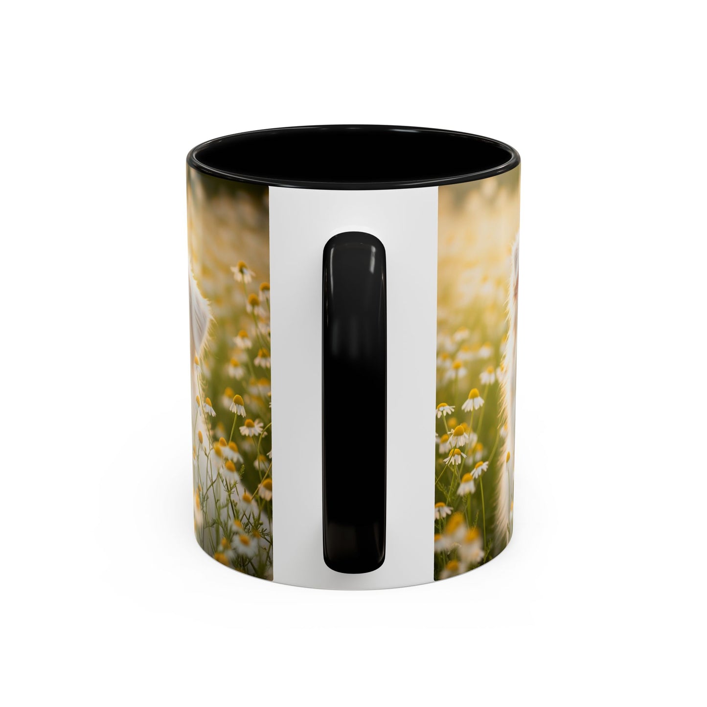 Russkaya Tsvetnaya Bolonka Accent Coffee Mug - Perfect Gift for Dog Lovers