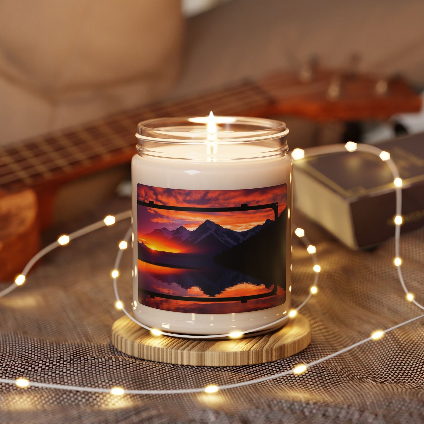 Mountain Lake Sunset- Scented Soy Candle, 9oz