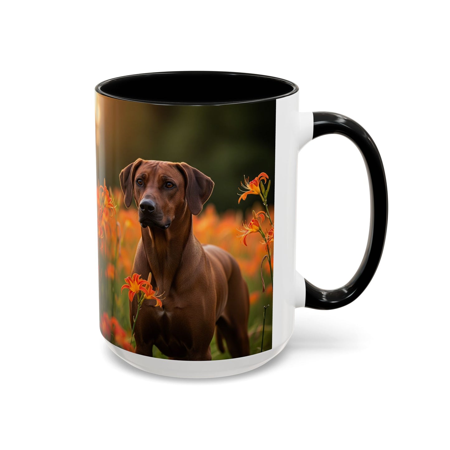 Taza de café con diseño de Rhodesian Ridgeback: el regalo perfecto para los amantes de los perros.