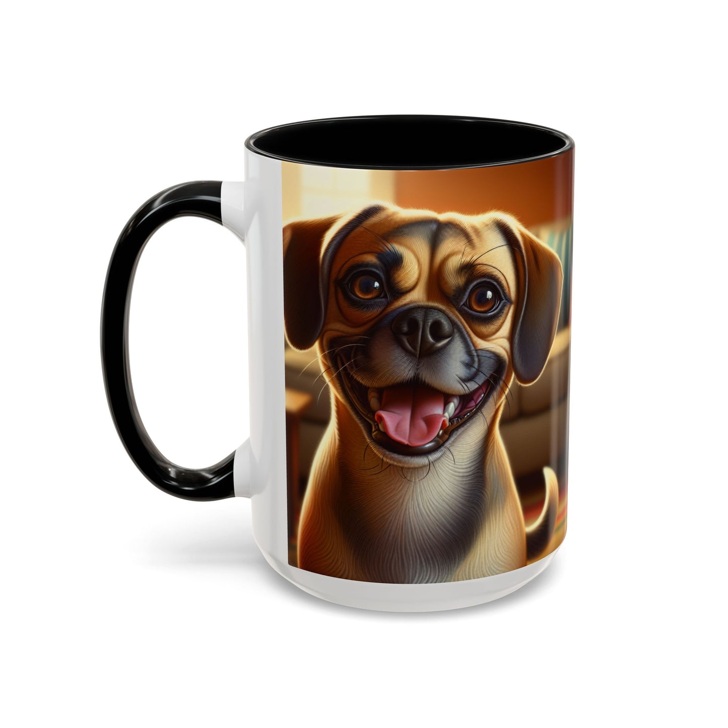 Taza de café con detalles de Puggle: el regalo perfecto para los amantes de los perros