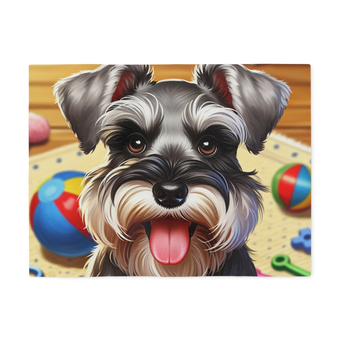Miniature Schnauzer Sweatshirt Blanket