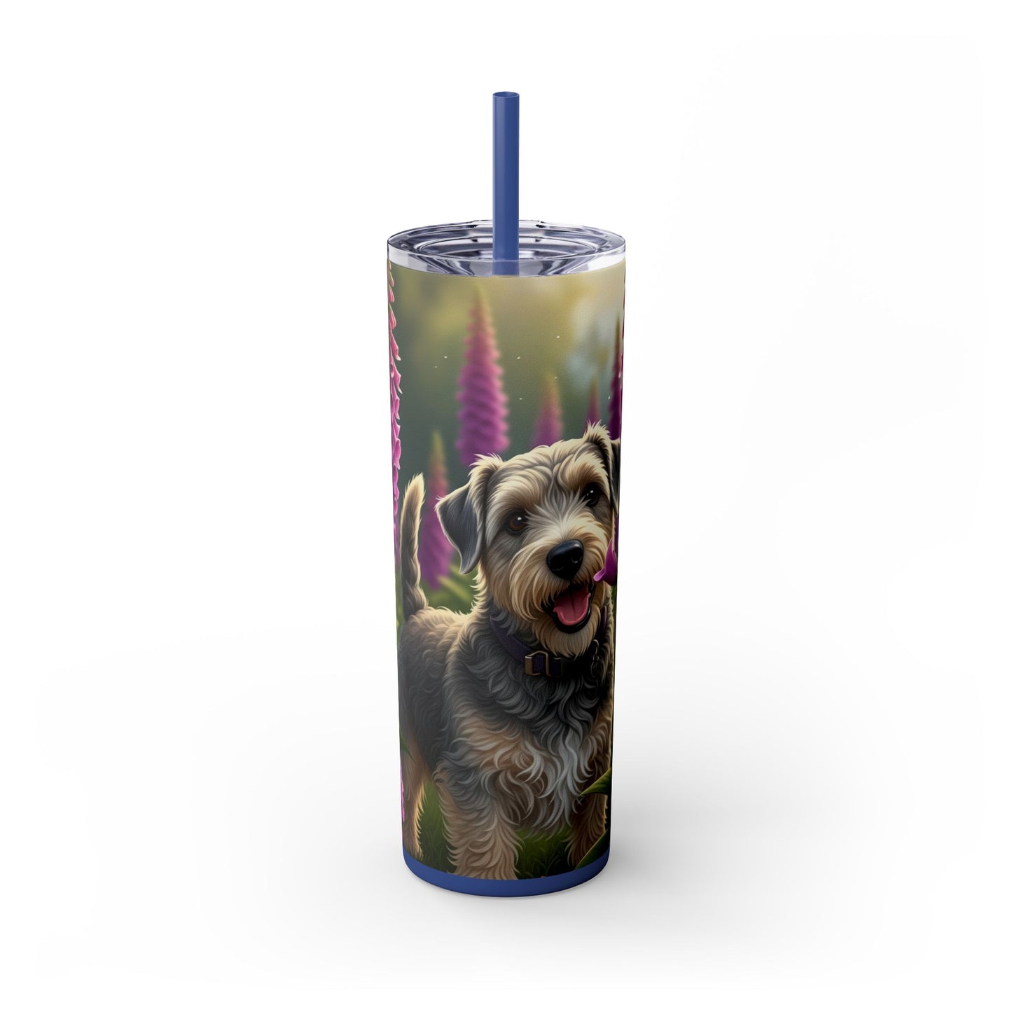 Skinny Tumbler with Straw – 20 oz Stainless Steel Cup