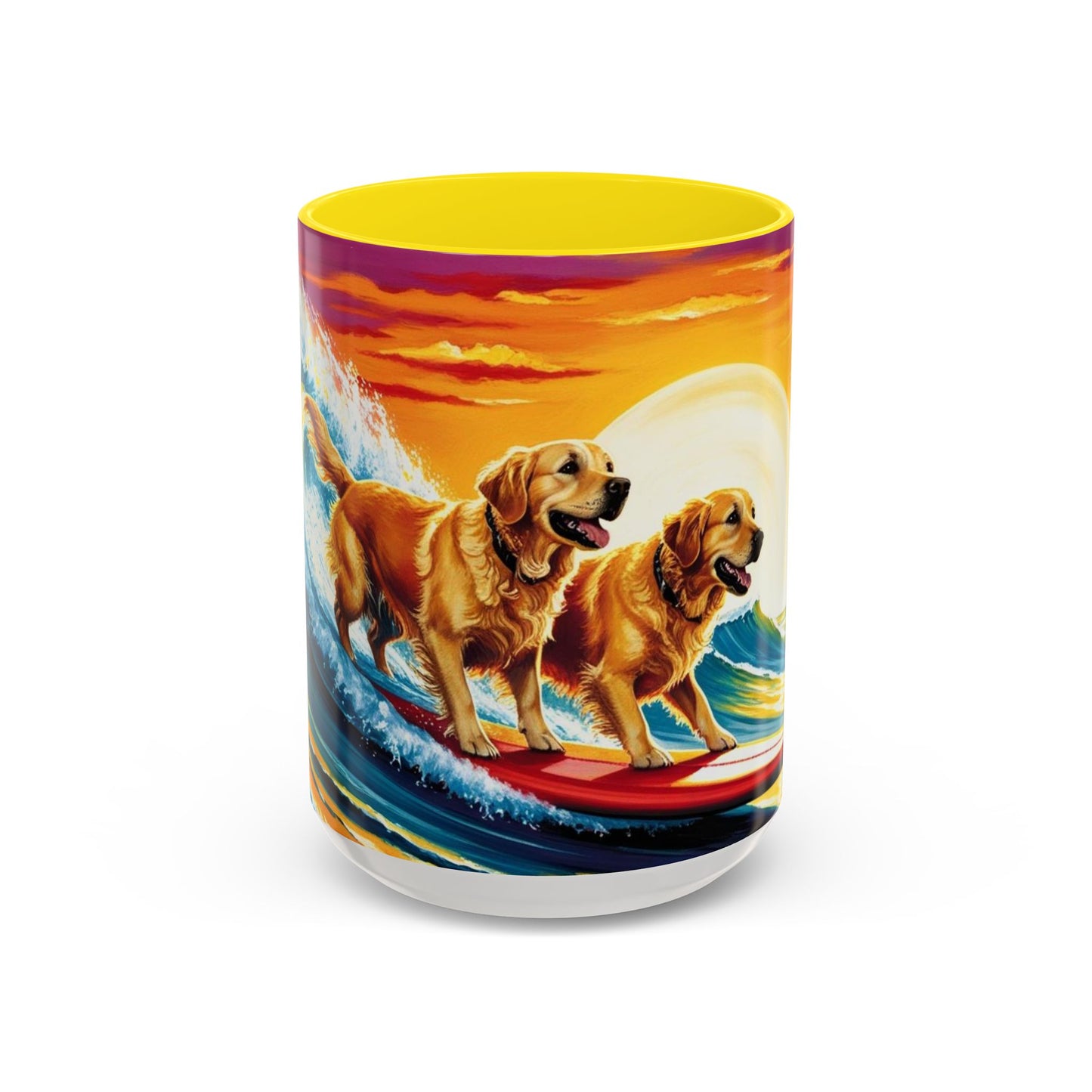 Taza de café con detalles de Surf Dogs: el regalo perfecto para los amantes de los perros