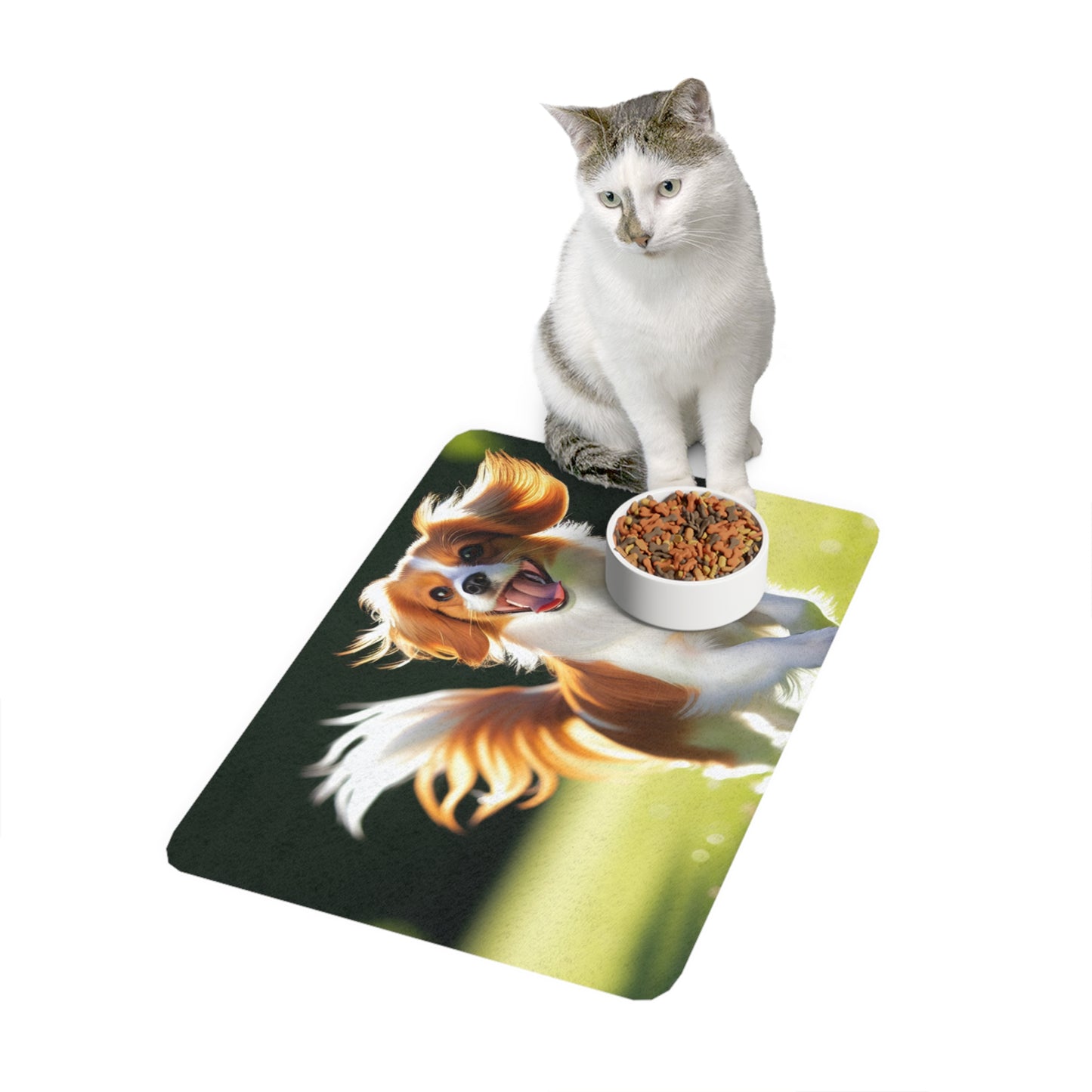 Pet Food Mat (12x18) - Nederlandse Kooikerhondje