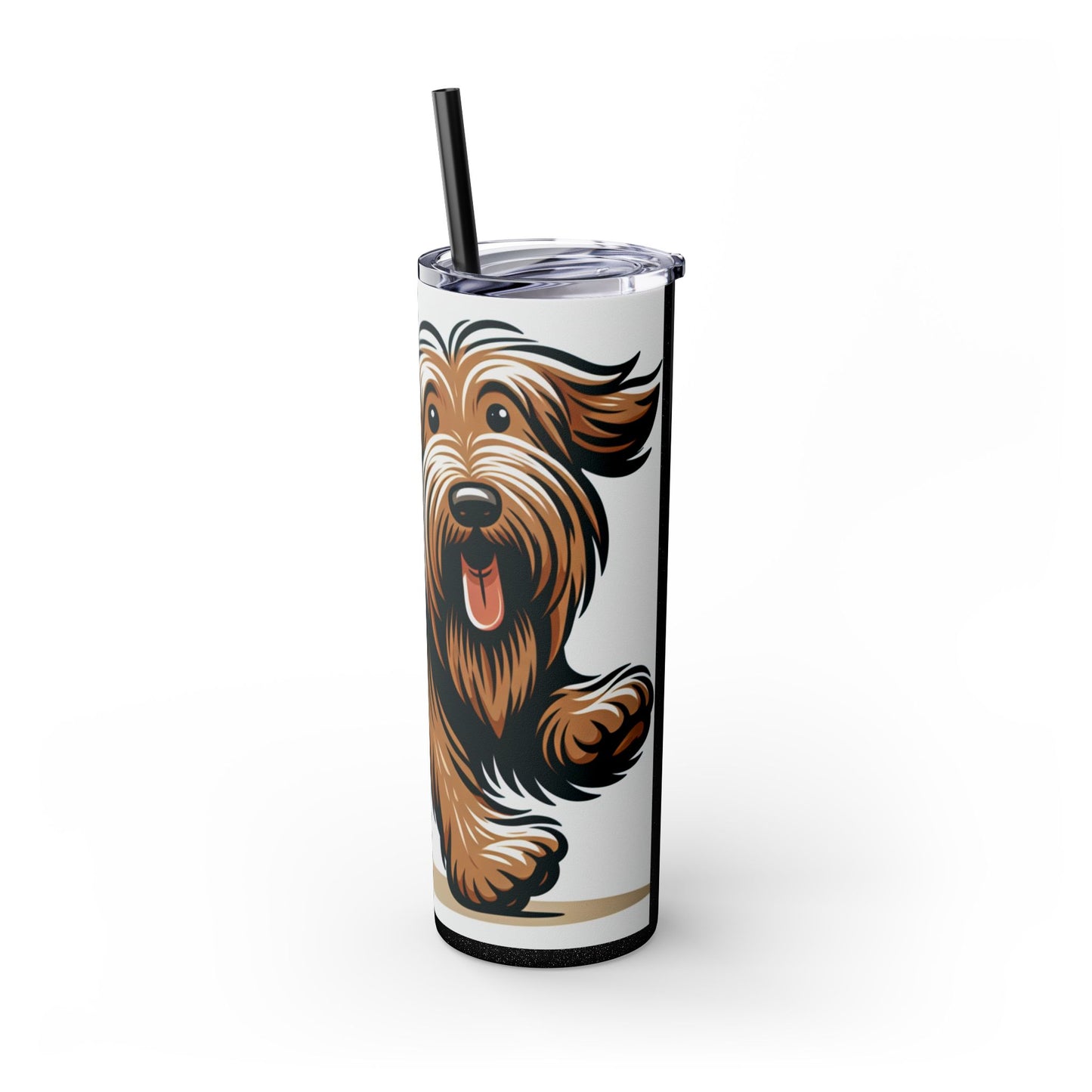 Otterhound Skinny Tumbler with Straw, 20oz