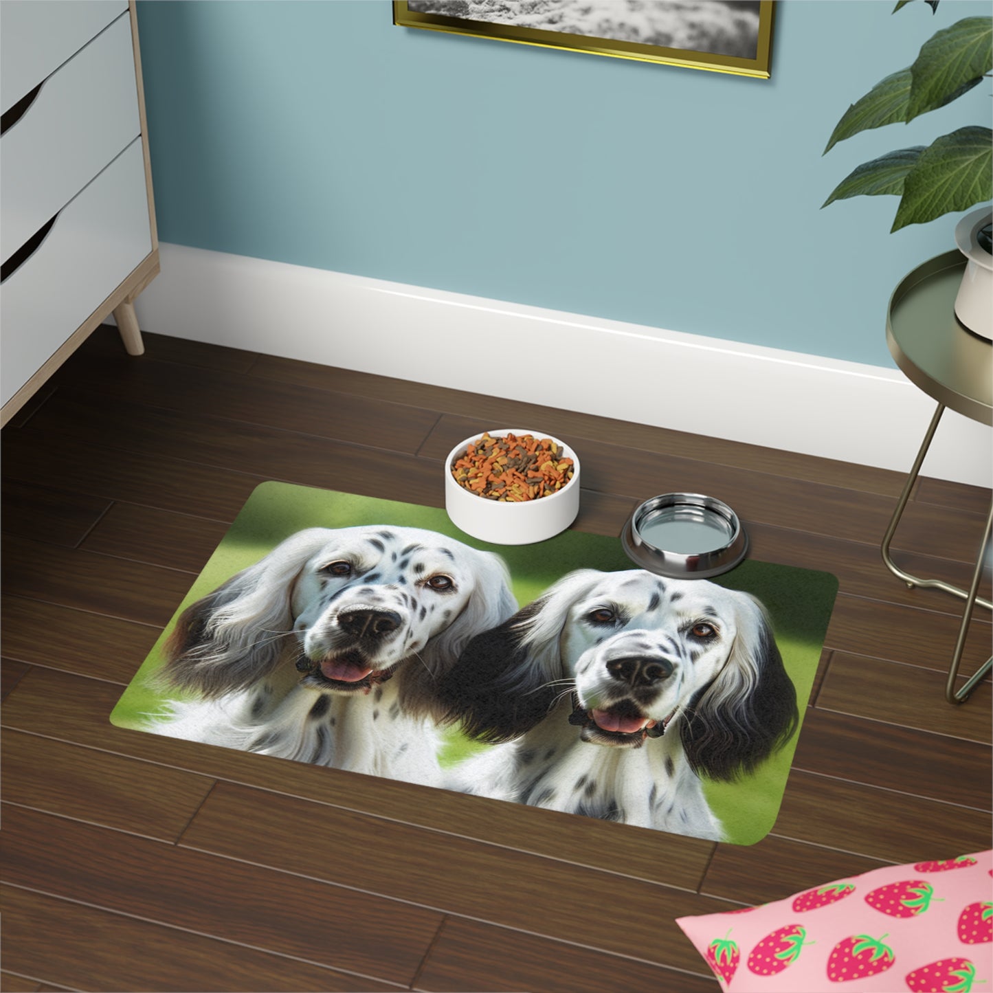 Pet Food Mat (12x18) - English Setter