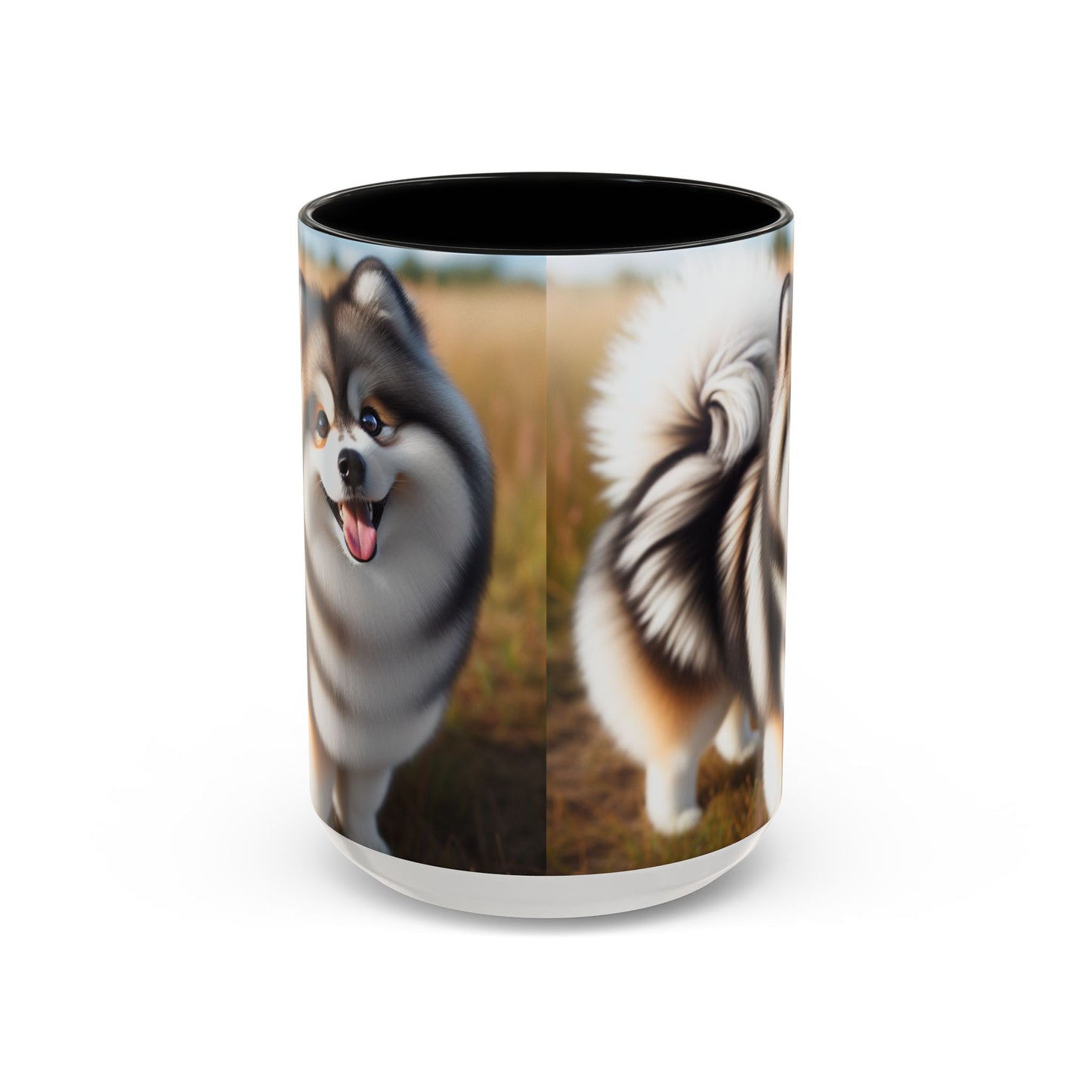 Taza de café con detalles de Pomsky: el regalo perfecto para los amantes de los perros