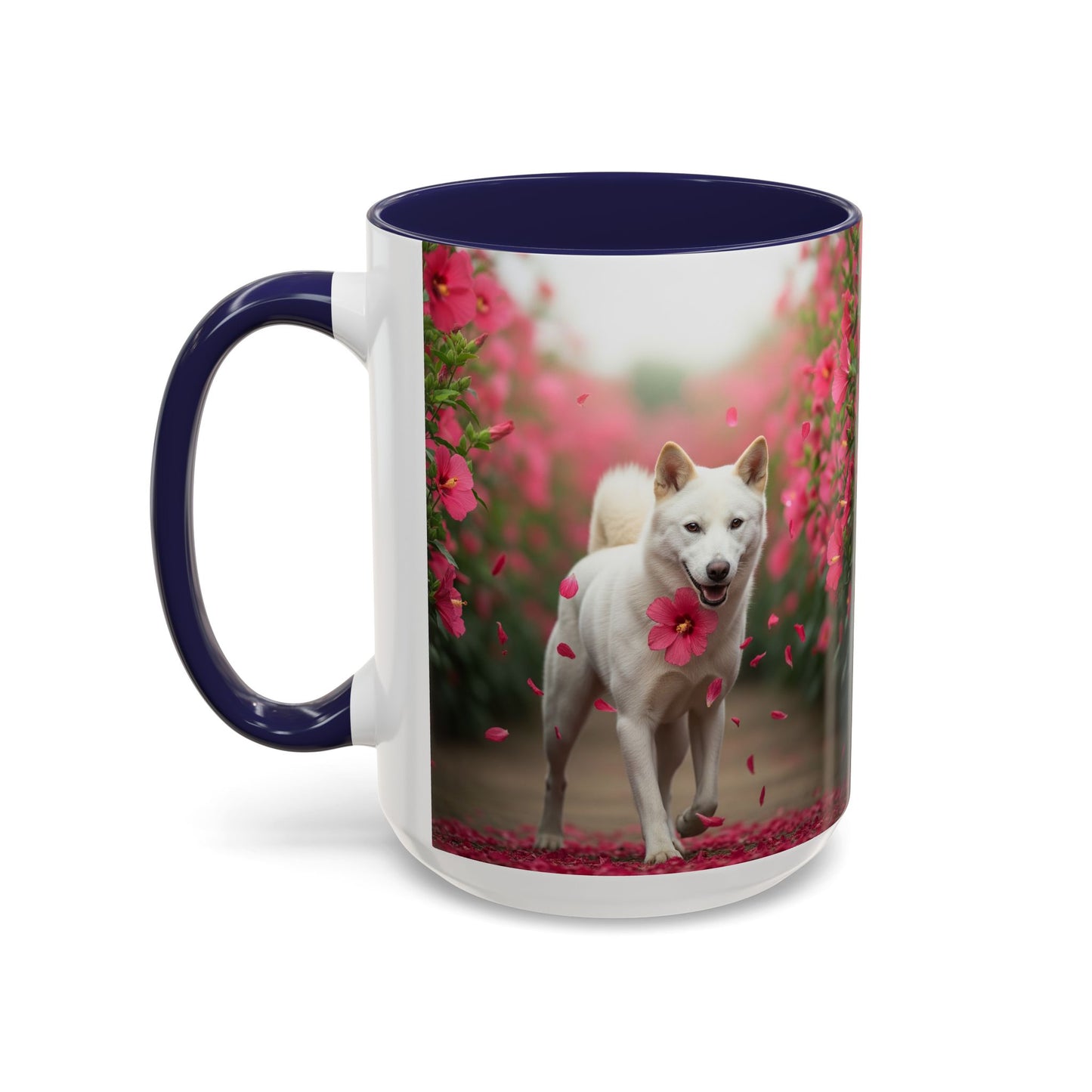 Taza de café con diseño de perro Jindo coreano: el regalo perfecto para los amantes de los perros.